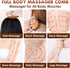 Wooden Massage Comb, Body Scalp Trigger Point Massage Tool, Meridians Massager, Gua Sha Massager Comb for Body Relief