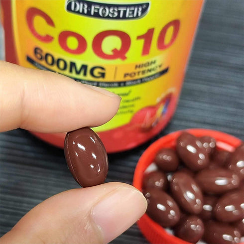 CoQ10 600 mg Softgels - Coenzyme-Q10 with Omega 3 & PQQ & Vitamin E for Heart & Antioxidant Support | 60 Servings