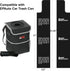 Simple Houseware 4 Gallon Trash Bags, Black, 80 Count