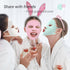 Maitys 5 Pcs Reusable Silicone Facial Mask Sheets for Women, Moisturizing Full Facial Mask Cover
