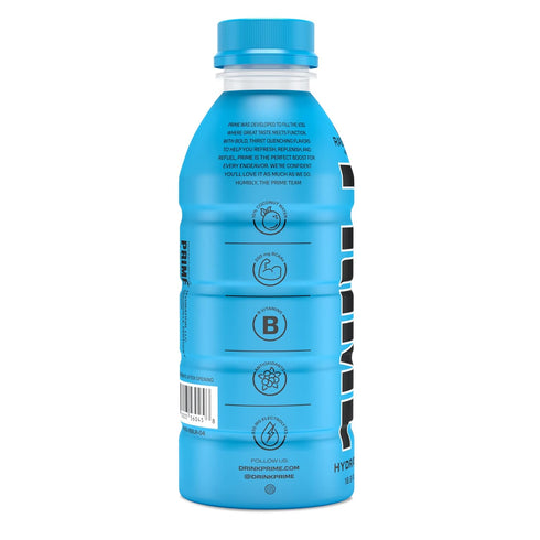 PRIME Hydration BLUE RASPBERRY Sports Drinks, Electrolyte Enhanced, 12 Pack of 16.9 Fluid Ounce