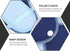 HINTRMENT 8pcs Set Reusable Menstrual Pads Washable Panty Liner Sanitary Towels with Polar Fleece for Day and Night Use
