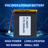 YTKavq 3.7v 2600mAh 506075 2.0mm Polymer Lithium Ion Battery Lipo Rechargeable Battery with PH Connector