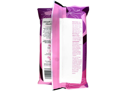 Summer's 32 Count 2 Pack Eve Island Splash Refreshing Daily Feminine Wipes, Removes Odor, pH Balanced