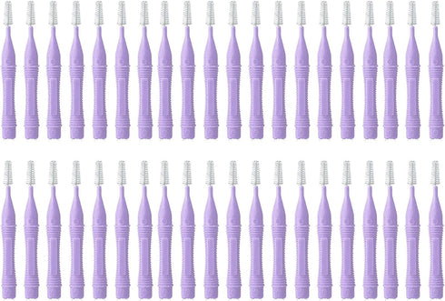 40pcs Interdental Brushes, 1.2-1.5mm Teeth Brace Cleansing Brush Dental Cleaning Tools for Adults, Remove Bad Breath