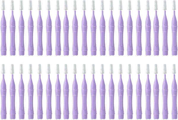 40pcs Interdental Brushes, 1.2-1.5mm Teeth Brace Cleansing Brush Dental Cleaning Tools for Adults, Remove Bad Breath