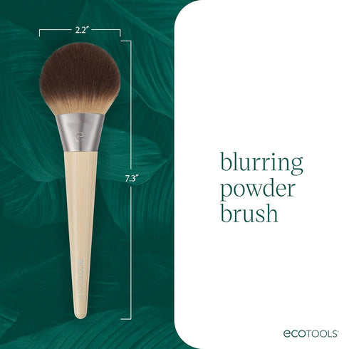 EcoTools Blurring Powder Makeup Brush, Large Fluffy Brush for Loose & Pressed Powder, Eco Friendly & Vegan