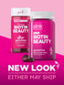 PINK Biotin Gummies for Women, 60 Count, Vitamin for Hair, Skin and Nails, Non-GMO & Gluten Free