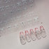 5D Embossed White Lace Bowknot Nail Art Stickers, Pearl Bow Nail Decals for Retro Nail Art Supplies
