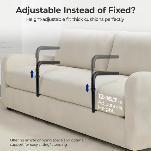L1 18 Stand Assist Rail for Couch, Chair Stand Assist Aid for Elderly, Elderly Assistance Products, Disabled, Senior