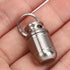 Portable Pill Case: Mini Titanium Alloy Waterproof Medicine Holder with Keychain for Outdoor Sports, Camping, Hiking,