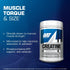 GAT SPORT Creatine Monohydrate Powder - Strength, Brain Health, Endurance, Unflavored (300g)