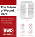 AWD Zip Stitch Wound Closure Strips - 2 Devices, 2 Sterile Gauzes, 2 Alcohol Wipes for Emergency Laceration