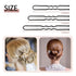 U Shaped Hair Pins for Women, 100 PCS 2.8" Hair Styling Pins for Thick Buns