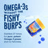 Omega-3 1000mg 60 Count Oceanblue Essentials Mood Food | Triple Strength Fish Oil EPA for Mood Support | Burpless Mini