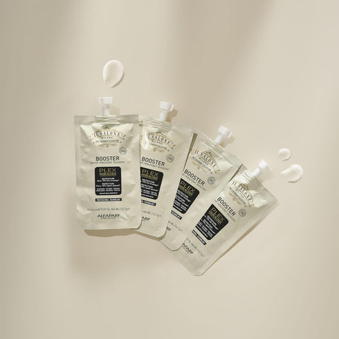 Il Salone Milano Professional Plex Rebuilder Booster - Restores Bleached, Colored, Treated Hair (4 x 0.51 Oz)