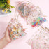 PH PandaHall 5x7 Inches Heart Organza Bags, 100pcs Pink Gift Bags for Jewelry and Wedding Favors