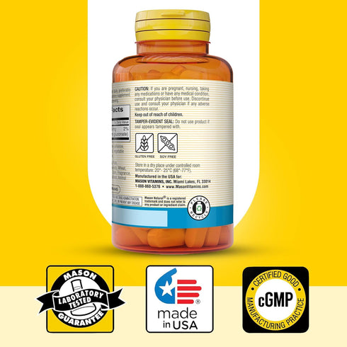 Mason Natural Potassium Gluconate 595 mg, 100 Tablets, 300 Day Supply (Pack of 3)