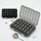 Leezaule 3 Times A Day Weekly Pill Organizer 7 Days Portable Travel Pill