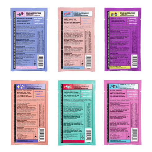 MANE CLUB Variety Pack Deep Conditioner - Cruelty Free, Vegan, Pack of 6