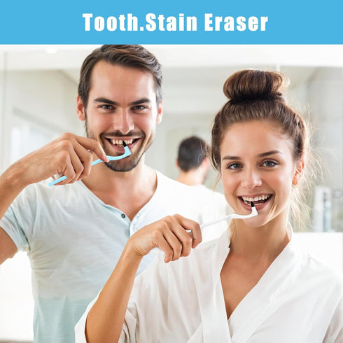 QfwdfcTrenz 8 lBlue Pcs Tooth Stain Eraser Tartar Polisher Stain Removers Dental Plaque Tartar Eraser Plaque Tool