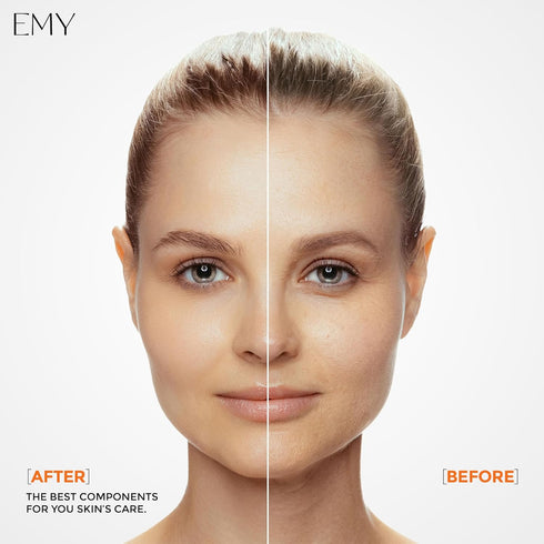 Vitamin C Serum with Hyaluronic Acid - Anti-aging Face Moisturizer, Nourishing Anti-wrinkle Care with Collagen,