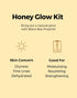 COSRX Honey Glow Kit | Facial Toner, Serum, Cream with Propolis Extract | Travel Size Gift Set, Korean Skincare
