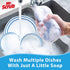 Mr. Scrub Kitchen Dish Sponge, 6-Pack Non Scratch All-Purpose Cleaning Sponges for Dishes and Cookware