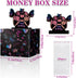 JWSCYSY 50Pcs Black and Pink Birthday Surprise Money Box for Cash Gift Pull, Money Holder Cash Gift, DIY Fun Happy