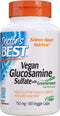 Doctor's Best Vegan Glucosamine Sulfate, Joint Support, 750 mg, Non-GMO, Gluten Free, Soy Free, 180 Veggie Caps