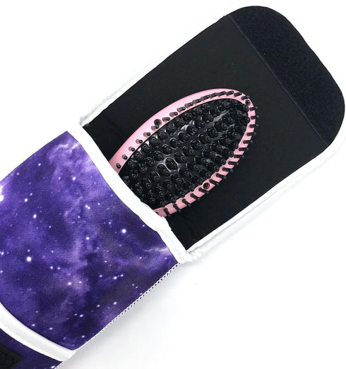 Wanty Purple Sky Hair Straighteners Case with Fastener - Neoprene Curling Iron Holder Travel Cover Pouch