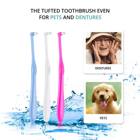 Boao Single Tuft Toothbrush, 6 Pieces, Battery Powered, Soft