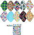 JOBEBE 10PCS Mama Cloth/Menstrual Pads/Reusable Sanitary Pads Panty Liner (MC12-10)