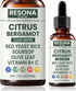 Resona Official Red Yeast Rice Cleanse, Citrus Bergamot Red Yeast Rice, Cholesterol Support Blend