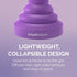 Curl Keeper Diffuser Hair Dryer for Curly Hair - Pop Up Silicone Attachment for Blow Dryers, Travel-Friendly