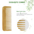MRD Bamboo Wide Tooth Comb, Detangling Anti-Static Brush for Natural Curly Wavy Dry Hair (1PCS)