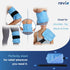 REVIX Gel Ice Pack for Back Injuries and Pain Relief - Soft Plush Lining Ice Wrap (16 × 9 ")