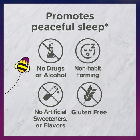 Zarbee's Kids Sleep Supplement Liquid with 1mg Melatonin, Natural Berry Flavor, 1 Fl Oz