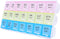 Teikou Large Weekly Pill Organizer 3 Times A Day, Moisture-Proof 7 Day Pill