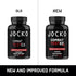Jocko Fuel Test Booster for Men, Natural Endurance & Strength Booster, 120ct with Ginger Root, Shilijat & Tongkat Ali