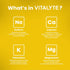 Vitalyte Electrolyte Powder Drink Mix, Isotonic Hydration Mix, Gluten Free, Pack of 1, 35 oz, Lemon Flavor
