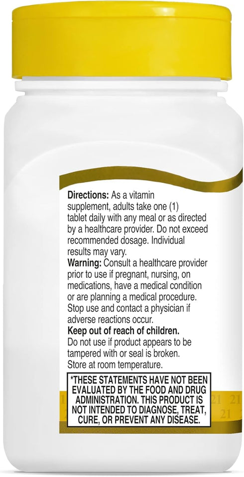 21st Century B 100 Complex Prolonged Release Caplets, 60 Count (Pack of 1)