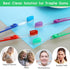 4 Pack Braces Brushes for Teeth, Orthodontic Toothbrush with Interproximal Head, Double Ended Soft Bristles