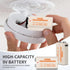 TAYUZH 9V 3600mWh 9 2 Pack Rechargeable Battery V High Capacity Lithium Batteries for Smoke Detectors, Microphone
