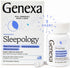 Genexa Sleepology for Adults | Melatonin Free Sleep Aid with Soothing Natural Vanilla & Lavender Flavor | 180 Chewable