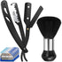 Honoson Professional Straight Razors for Men, Barber Straight Razor Kit with Neck Duster Brush and Blades