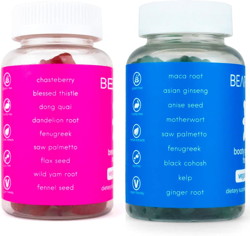 Pack Gummies 2-Pack (120 Gummies) BEARVANA Top & Peach Support Combo Multivitamin for Women | Includes Herbal Extracts