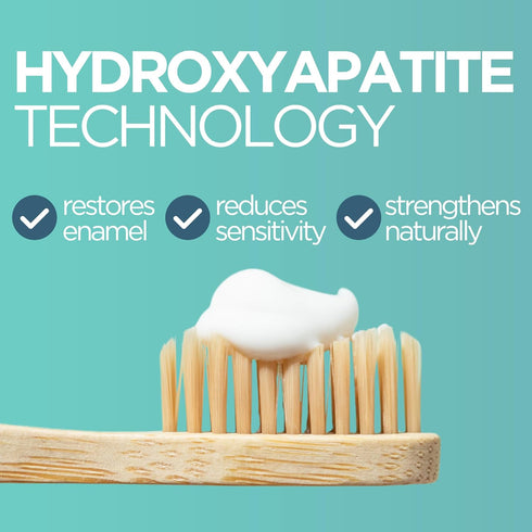 Wellnesse Whitening Hydroxyapatite Toothpaste with Xylitol, Natural Fluoride-Free, 4 oz (Pack of 1), Fresh Mint Flavor