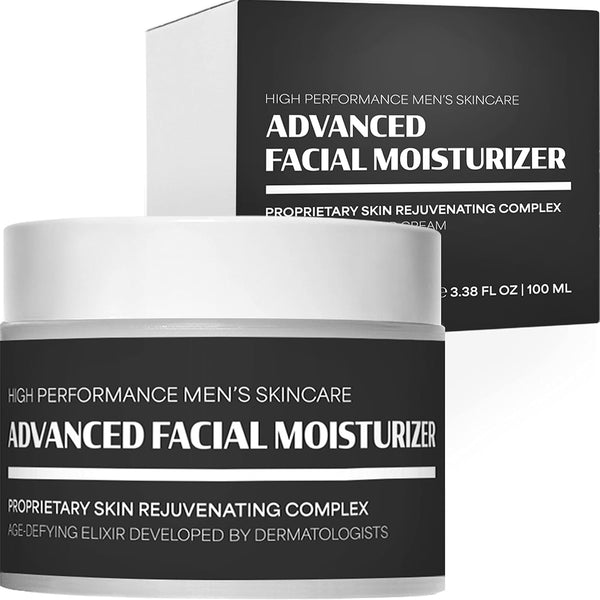 Mens Anti Aging Face Cream, Advanced Facial Moisturizer with Natural Ingredients, Intensive Skincare, Retinol Cream