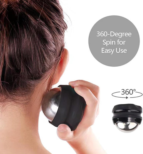 Stainless Steel Handheld Massage Ball - Versatile Cold and Hot Compress